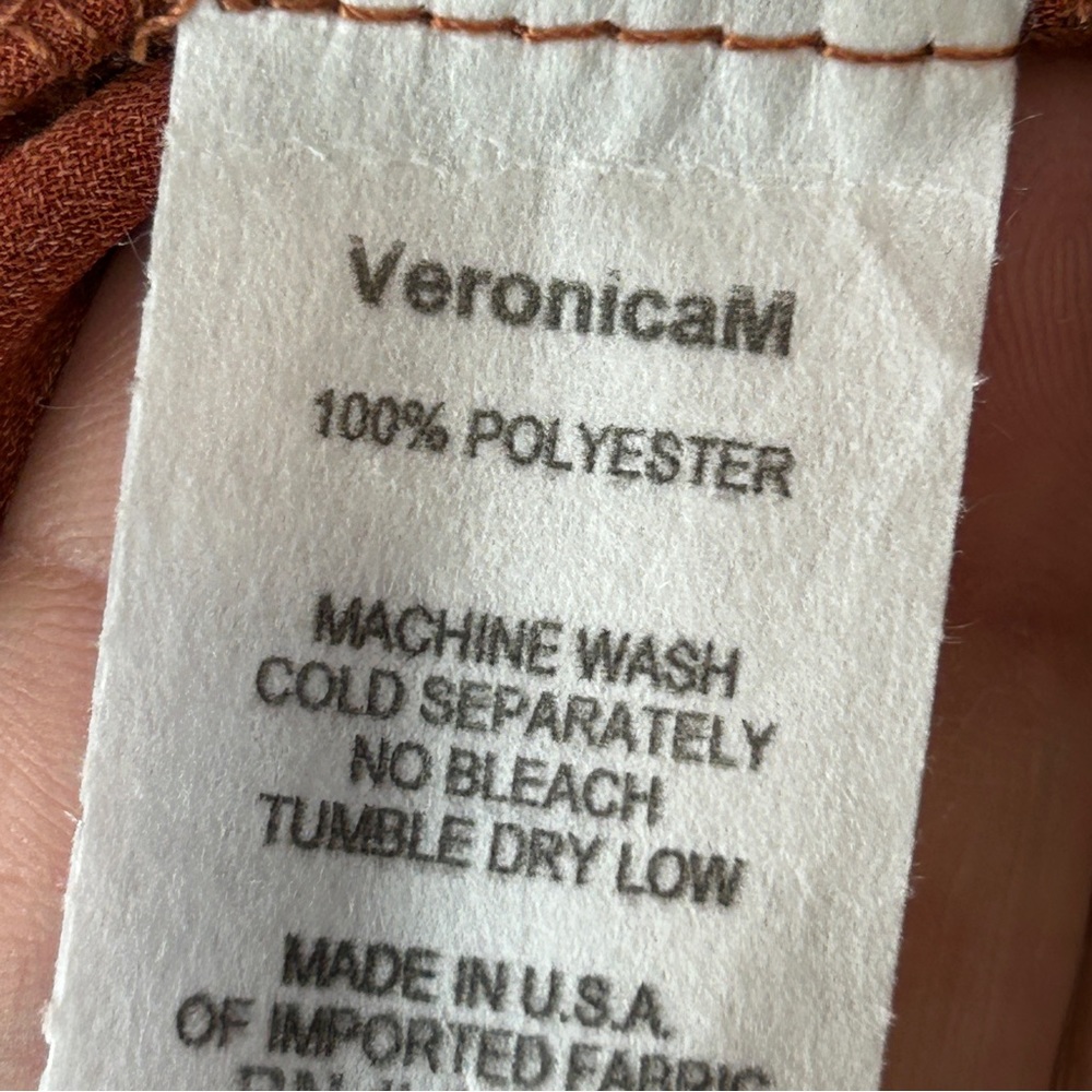 NWT Veronica M Dress Size XS Rust color - Picture 4 of 6